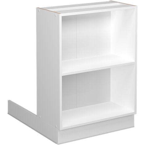 Îlot de cuisine Fame-Line, Blanc, 60 cm sans plan de travail, Vicco