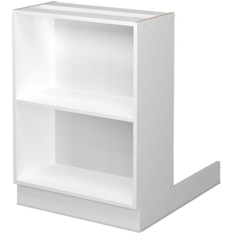 Îlot de cuisine Fame-Line, Blanc, 60 cm sans plan de travail, Vicco