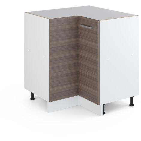 Universal Armoire d'angle R-Line, Gris, 75.6cm avec porte, sans PT, Vicco