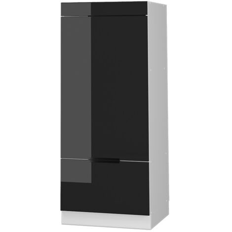 Armoire micro-ondes Fame-Line, Chêne noir brillant, 60cm, Vicco