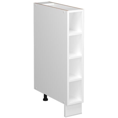 Etagère de cuisine Fame-Line, Blanc, 15 cm sans plan de travail, Vicco