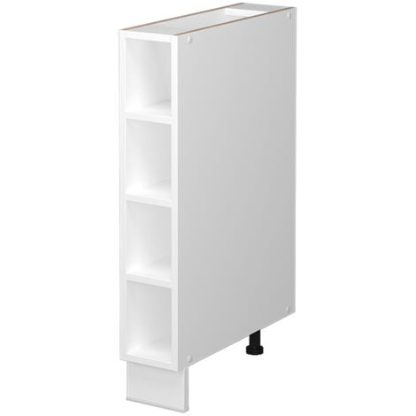 Etagère de cuisine Fame-Line, Blanc, 15 cm sans plan de travail, Vicco