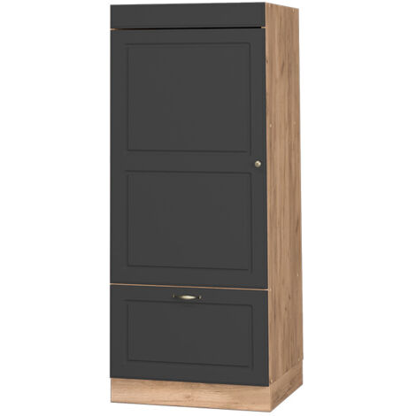 Armoire micro-ondes Fame-Line, Anthracite-or, 60cm, Vicco