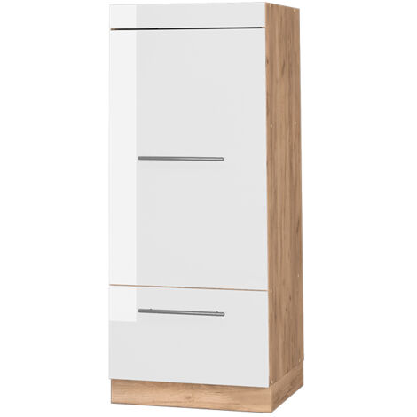 Armoire micro-ondes Fame-Line, Blanc Haute brillance, 60cm, Vicco (1/5)