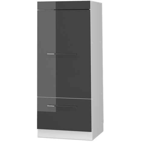 Armoire micro-ondes Fame-Line, Anthracite Haute brillance, 60cm, Vicco (1/5)