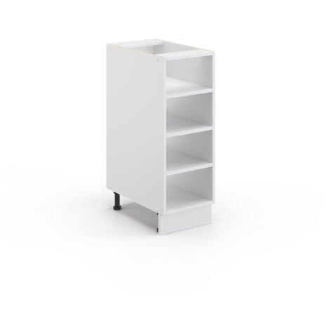 Etagère de cuisine Fame-Line, Blanc, 30 cm sans plan de travail, Vicco