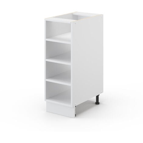 Etagère de cuisine Fame-Line, Blanc, 30 cm sans plan de travail, Vicco