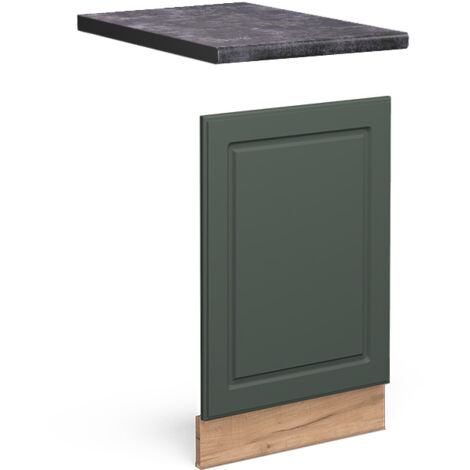 Façade Fame-Line, Vert Or Campagne, 45 cm , PT Anthracite, Vicco