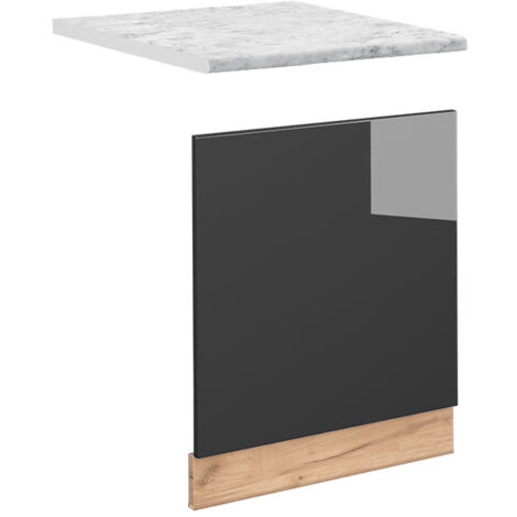 Façade Fame-Line, Anthracite Haute brillance, 60 cm , PT Marbre, Vicco (1/5)