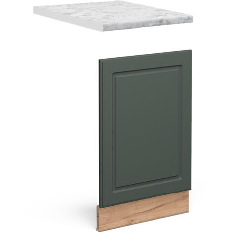 Façade Fame-Line, Vert Or Campagne, 45 cm , PT Marbre, Vicco