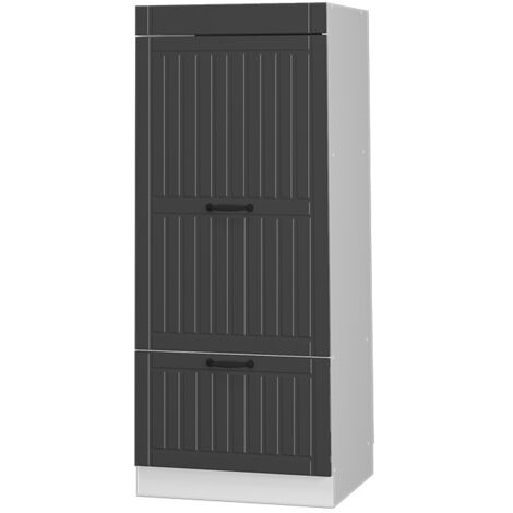 Armoire micro-ondes Fame-Line, Anthracite campagne, 60cm, Vicco (1/5)