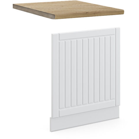 Façade Fame-Line, Blanc campagne, 60 cm , PT Chêne, Vicco