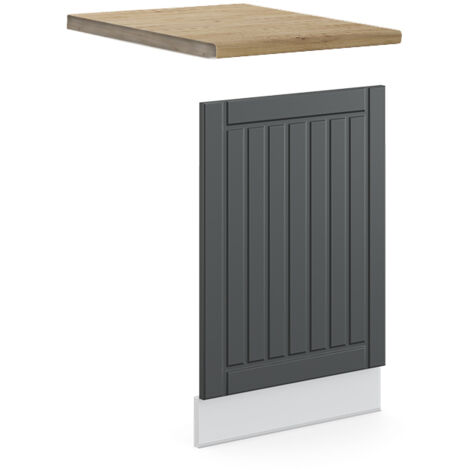 Façade Fame-Line, Anthracite campagne, 45 cm , PT Chêne, Vicco (1/5)