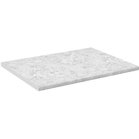 Plan de travail cuisine R-Line, Marbre blanc, 80 cm, Vicco