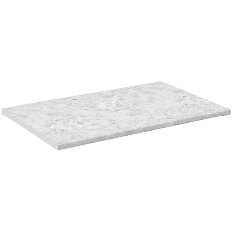Plan de travail cuisine R-Line, Marbre blanc, 97 cm, Vicco