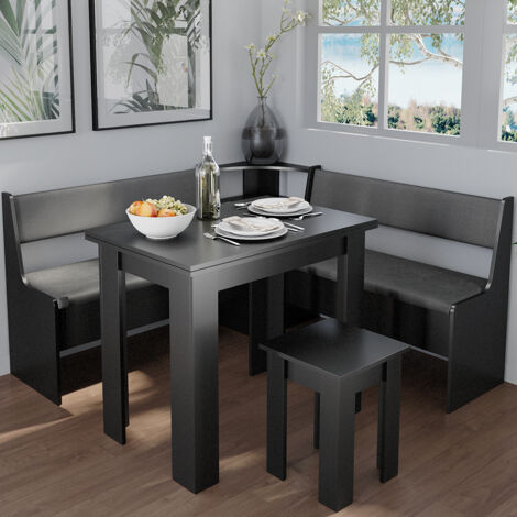 Ensemble Table et bancs en Angle Vicco Roman, Banc de Cuisine, Banc en