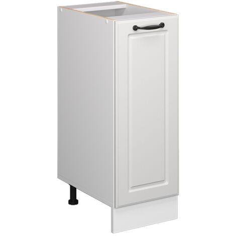 Meuble de cuisine R-Line, Blanc campagne, 30 cm sans plan de travail, Vicco