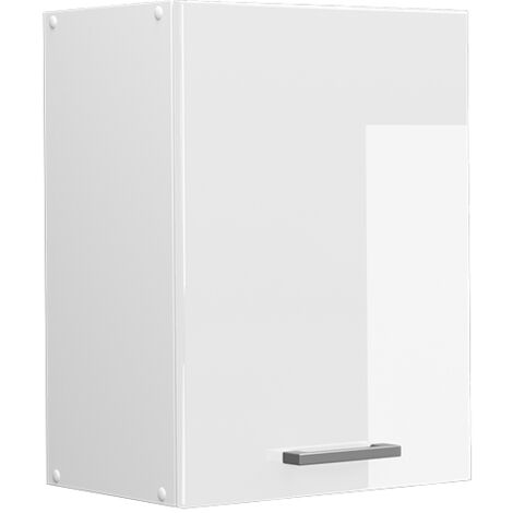 Elément haut de cuisine R-Line, Blanc Haute brillance, 45 cm, Vicco
