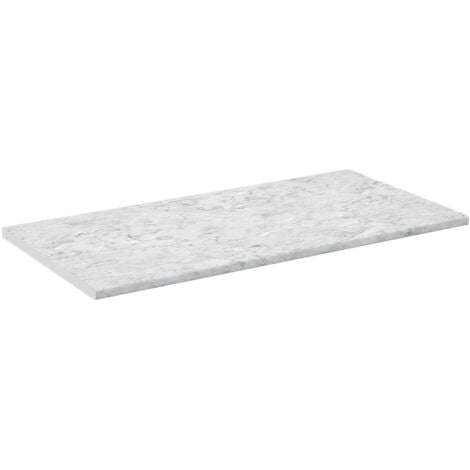 Plan de travail cuisine R-Line, blanc/marbre, 120 cm, Vicco