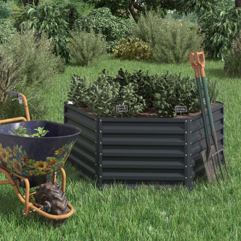 Jardinière , Anthracite, 129x129cm, OK-Living