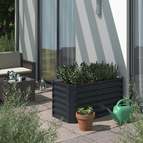 Jardinière , Anthracite, 120x60cm, OK-Living