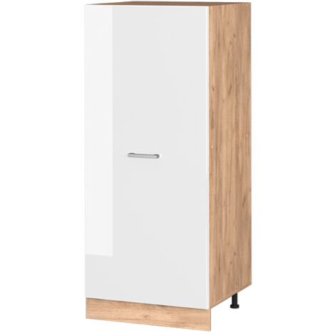 Armoire haute R-Line, Blanc Haute brillance, 60 cm, Vicco