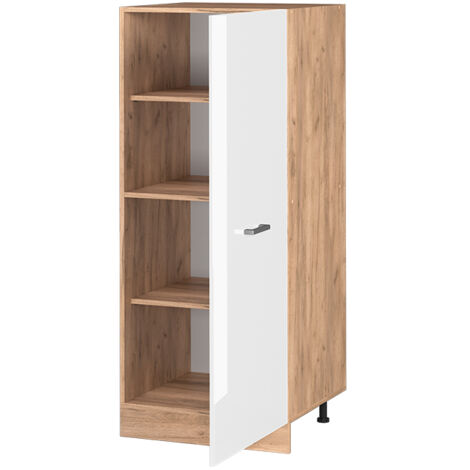 Armoire haute R-Line, Blanc Haute brillance, 60 cm, Vicco