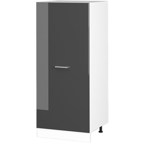 Armoire haute universelle R-Line, Anthracite Haute brillance, 60 cm avec grande porte, Vicco (1/5)