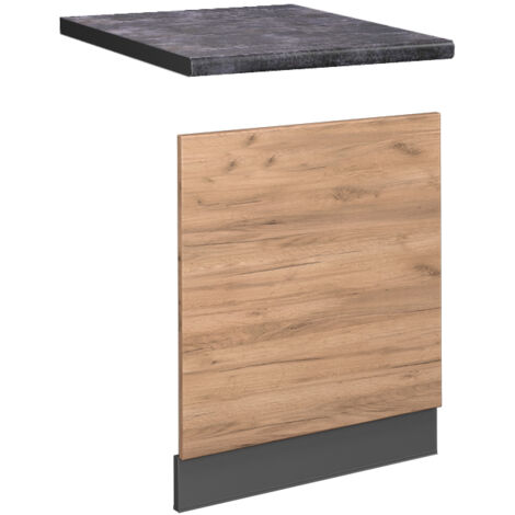 Façade Fame-Line, Chêne de force doré, 60 cm , PT Anthracite, Vicco