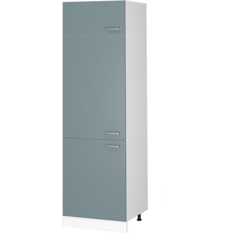 Armoire pour frigo R-Line, Bleu-gris, 60 cm, Vicco (1/5)