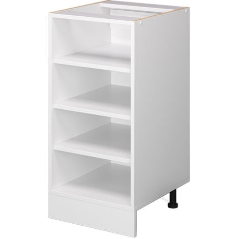 Etagère de cuisine R-Line, Blanc, 40 cm sans plan de travail, Vicco
