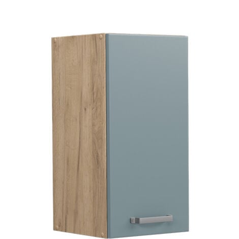 Elément haut de cuisine R-Line, Bleu-gris, 30 cm, Vicco