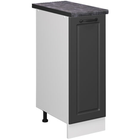 Meuble de cuisine R-Line, Anthracite campagne, 30 cm , PT Anthracite, Vicco