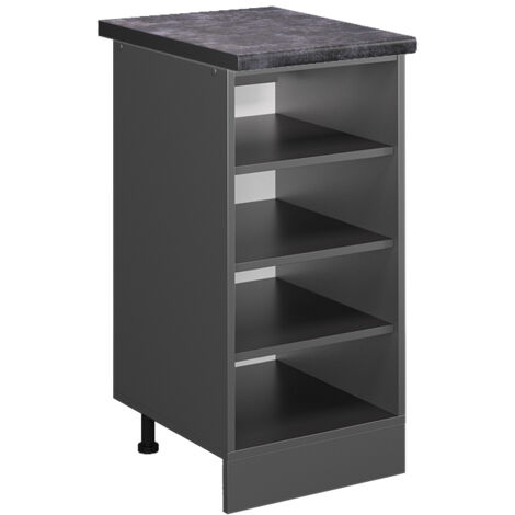 Etagère de cuisine R-Line, Anthracite, 40 cm , AP Anthracite, Vicco (1/5)