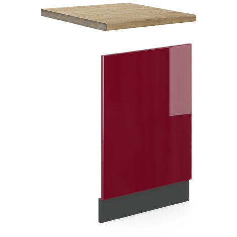 Façade R-Line, Rouge, 45 cm , PT Chêne, Vicco