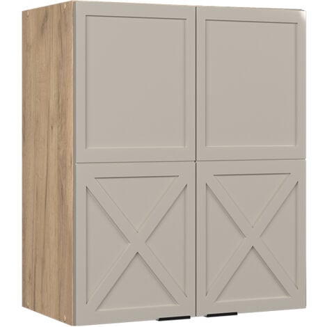 Elément haut de cuisine Fame-Line, GrisBeige, 60 cm, Vicco