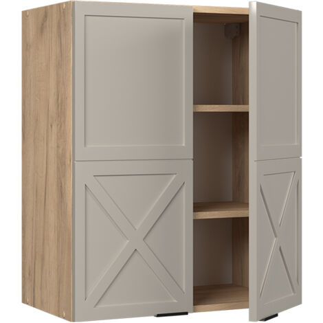 Elément haut de cuisine Fame-Line, GrisBeige, 60 cm, Vicco