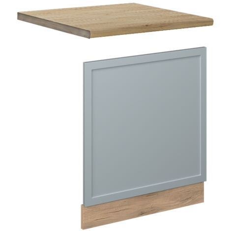 Façade Fame-Line, Bleu clair-gris, 60cm sans plan de travail, Vicco (1/4)