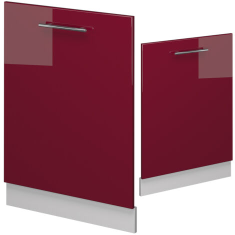 Fame-Line, Rouge bordeaux Haute brillance, 60cm sans PT, Vicco