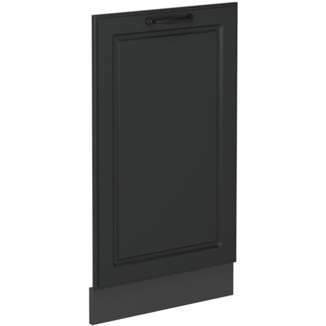 Façade de lave-vaisselle R-Line, Anthracite campagne, 45cm sans PT, Vicco