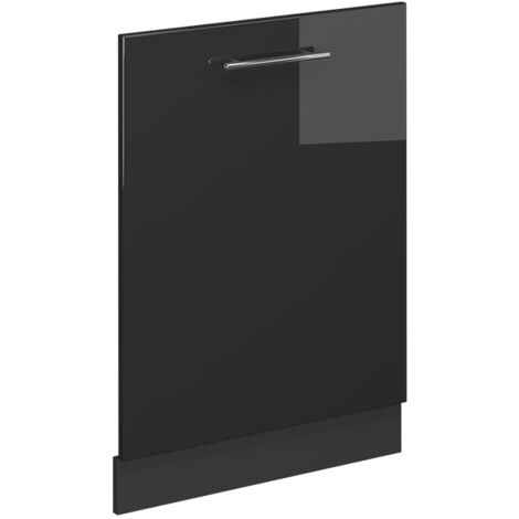 Façade de lave-vaisselle Fame-Line, Anthracite Haute brillance, 60cm sans PT, Vicco