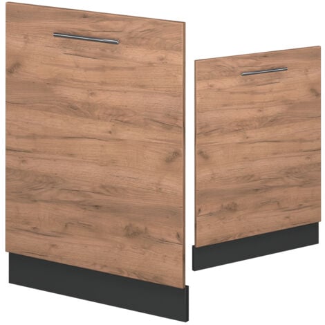 Façade de lave-vaisselle Fame-Line, Chêne de force doré, 60cm sans PT, Vicco
