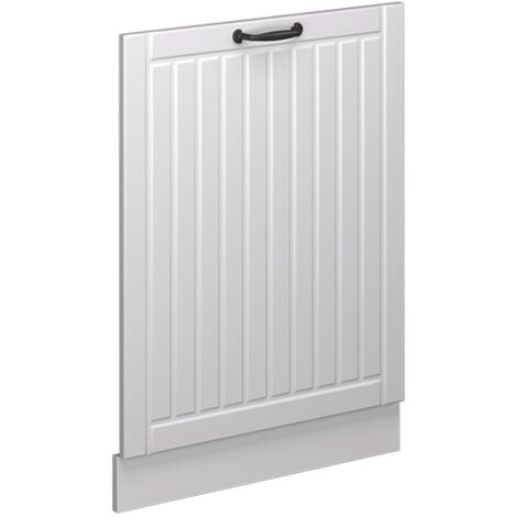 Façade de lave-vaisselle Fame-Line, Blanc campagne, 60cm sans PT, Vicco