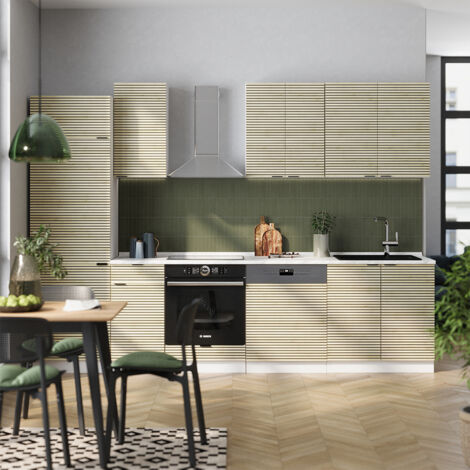 Vicco Meuble Cuisine Fame-Line, Anthracite Haute Brillance 80cm Sans Pt 97038589