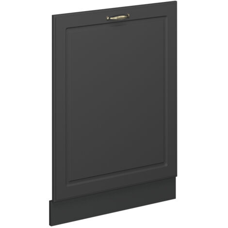 Façade de lave-vaisselle Fame-Line, Anthrazit-Gold Landhaus, 60cm sans PT, Vicco