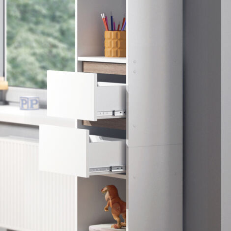 Bibliothèque Rotative à 360°pour Enfants Organisateur de Rangement de Jouets avec 5 Etagères Etagère d'Angle Pivotante Ronde Vert