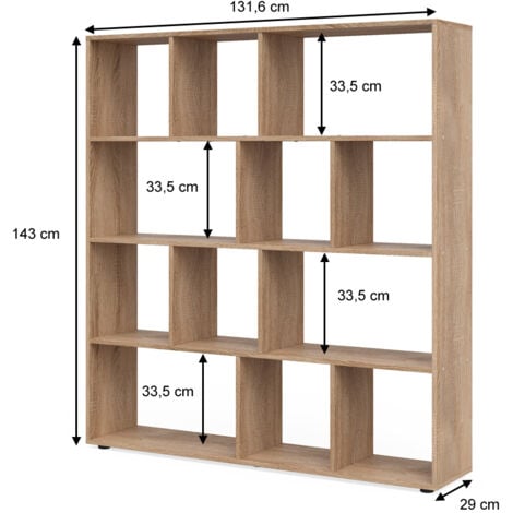 Meuble de rangement cube Pilar, Sonoma, 131.6 x 143 cm, Vicco
