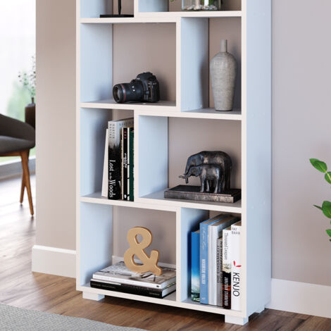 Meuble de rangement cube Domus, Blanc, 60.2 x 120 cm 8 compartiments, Vicco