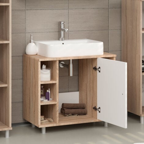 Meuble sous vasque simple Fynn, Sonoma, 60 x 54 cm, Vicco
