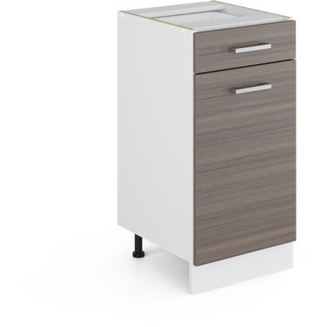 Meuble cuisine R-Line, Gris, 40 cm sans plan de travail, Vicco (1/5)